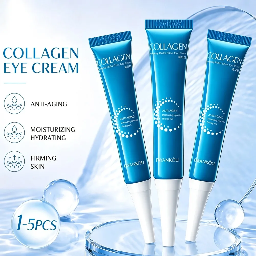 Collagen Eye Cream Firming Eye Moisturizer Anti Dark Circles Hydrating Nourish Removal Eyes Bags Fade Fine Lines Eye Care Cream