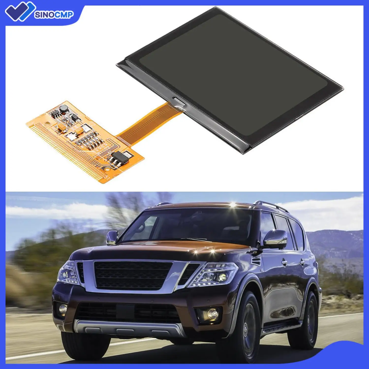 

Car Screen For Audi Black Instrument Cluster LCD Touch Display 88x64 Pixel Plastic For Audi S3 8L Audi TT 8N Audi A6 C5 4B