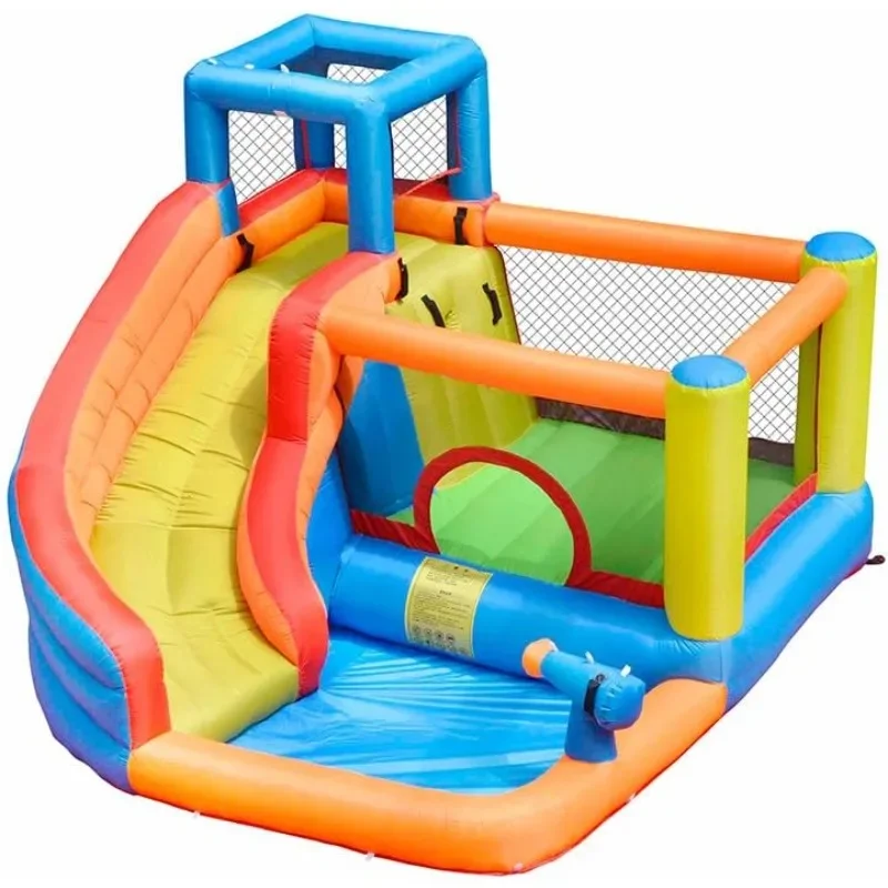 Inflatable Bounce Slide House Jumper Water Slide Park Combo for Kids Outdoor Party with Air Blower Outdoor Playground