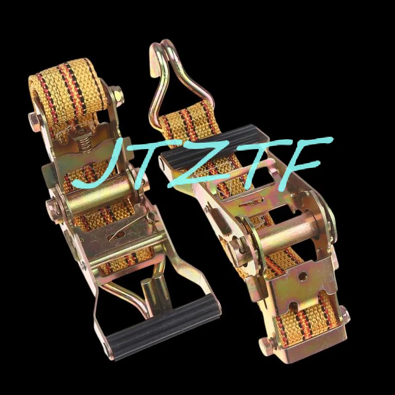 

2/3/4/6 Meter Long Double Hook Lashing Belt For Heavy Duty Ratchet Tie Down Straps Truck Cargo Securing Transport Binding