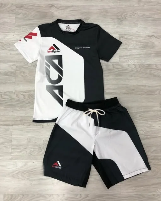 2026 Hot Selling Summer Extreme Sports Boxing Short-Sleeved Training Suit Quick Drying Casual Top for Men Women And Kids