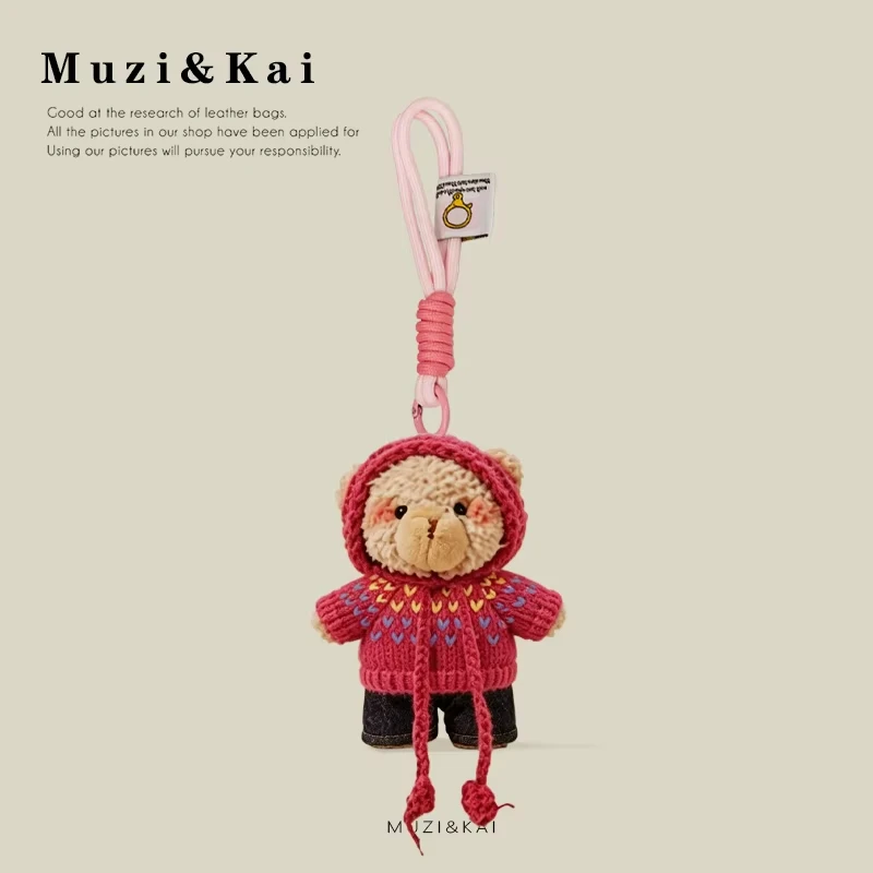 【Spend $37 or more and get $7 off】Bag charm keychain gift, cute cartoon pendant key ring, bag decoration accessory
