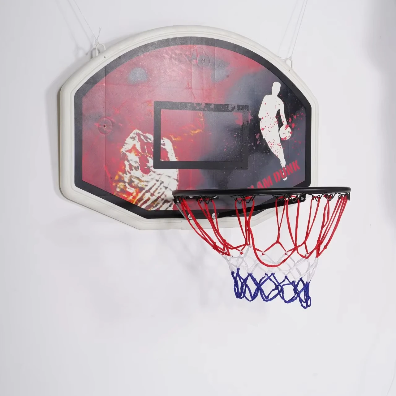 

Over-the-Door Portable Hanging Basketball Hoop & Backboard Set