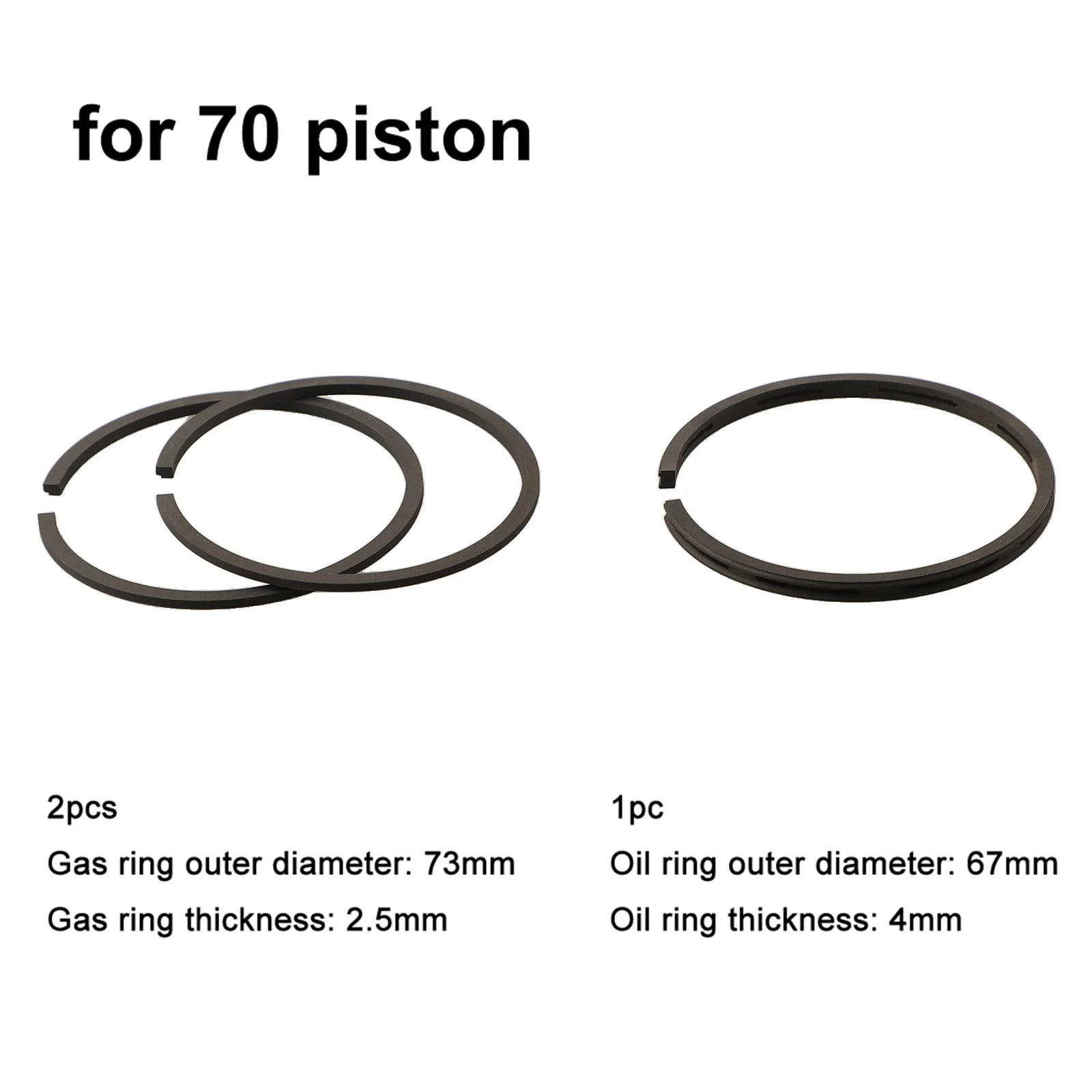 Power Tool Part And Accessories Air Compressor for piston Ring Pneumatic For 55/70/80/90/95mm Cylinder Balance And Seal Ring