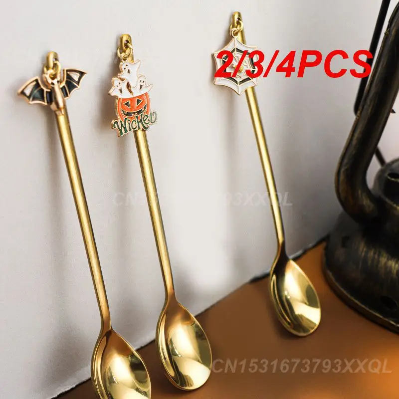 2/3/4PCS Stainless Steel Spoon Fun Creative Decorative Trend Charming Demand Unique Party Decoration Cartoon Spoon