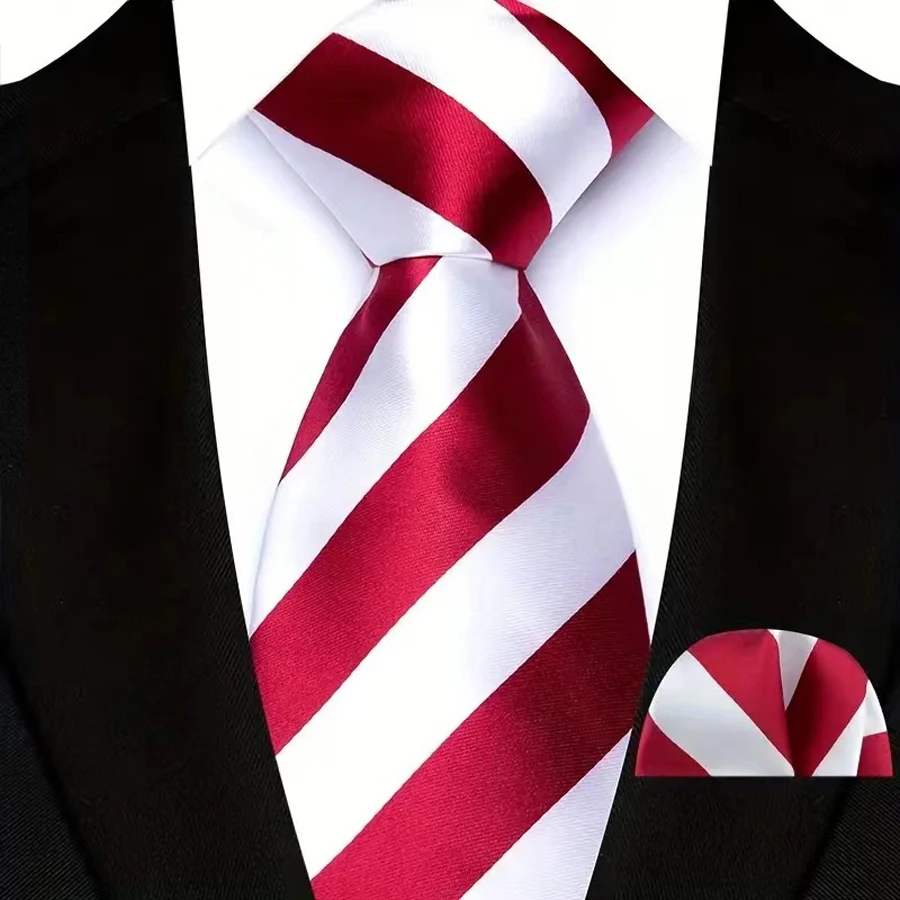 النبيذ الأحمر الأزهار نقطة منقوشة الرجال التعادل جيب مربع مجموعة الأزياء عالية الجودة دعوى ربطة العنق منديل مجموعة الأعمال حفل زفاف هدية