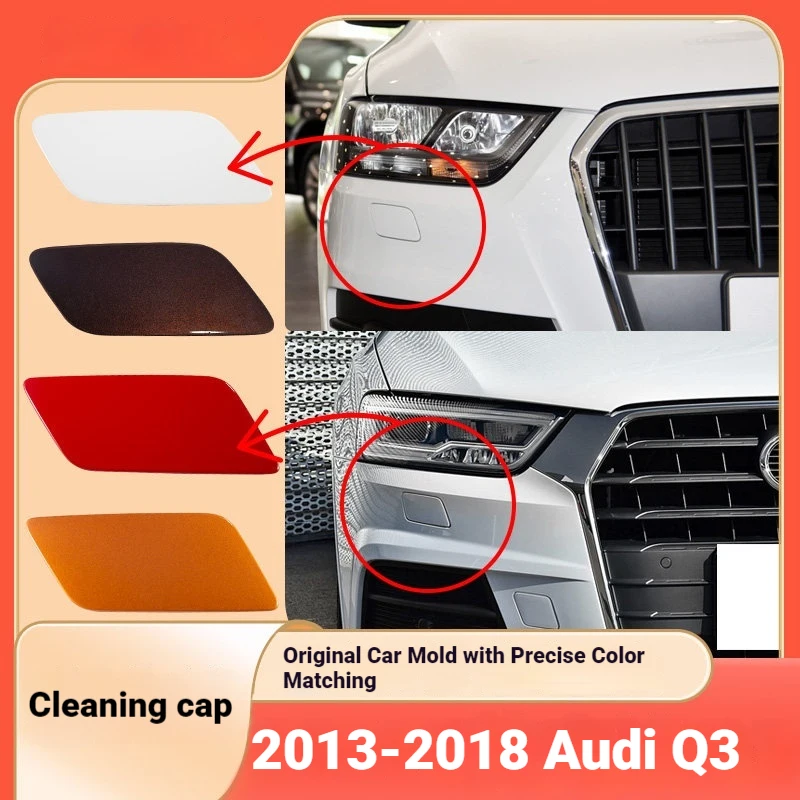 Applicable to 13-18 Audi Q3 headlights, water spray covers, front bumper headlight washing covers, painted headlights, small cov