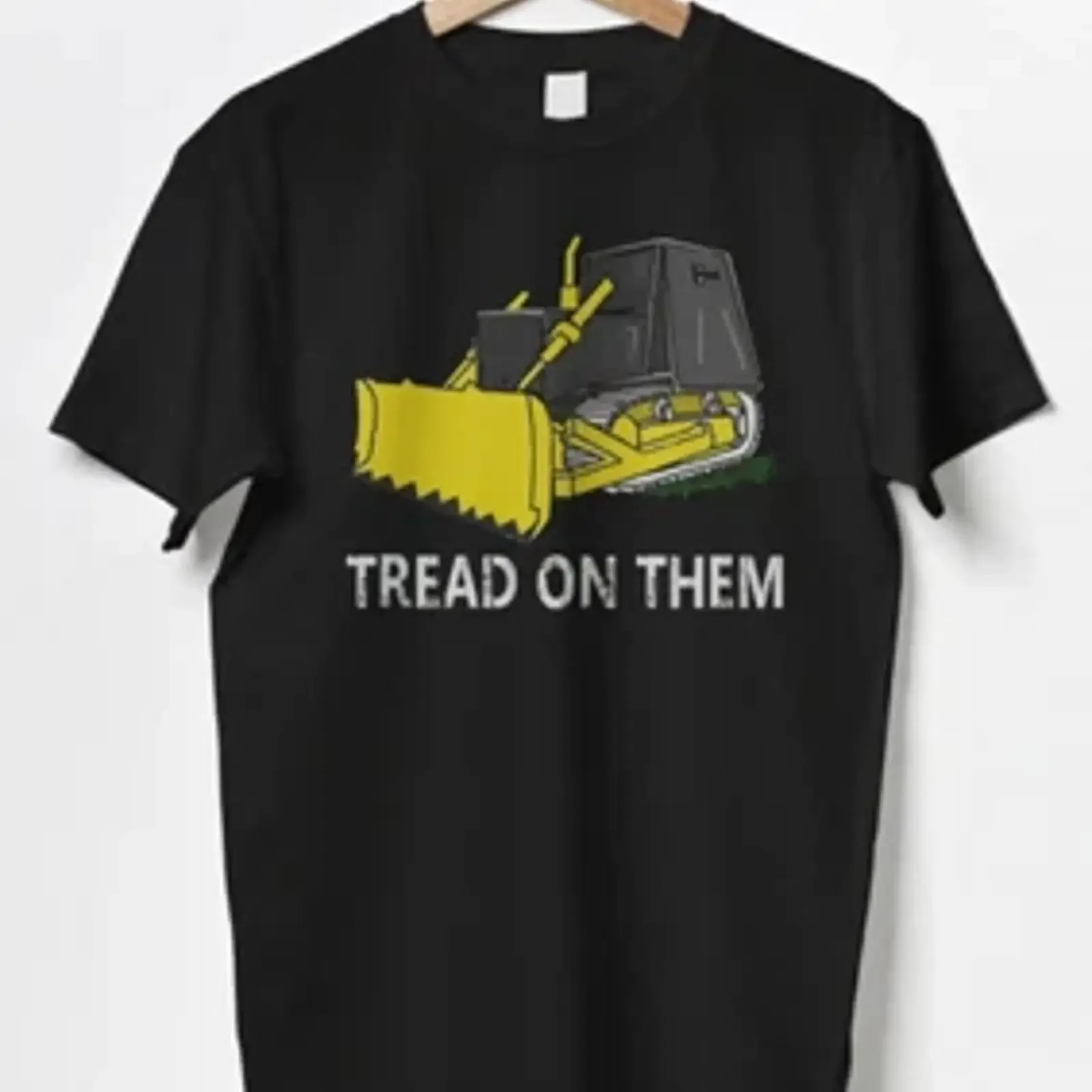 Tread On Them T Shirt vintage Washed streetwear Top For Everyday Wear Casual Slightly Versatile graphic fashion Soft