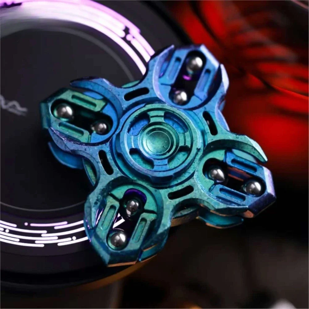 MOT-Oracle Primary Fidget Spinner Finger Toys, Aluminium, Souligné, Instituts, Adultes