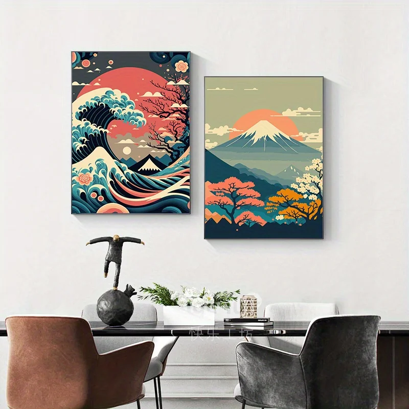 Perfect Japanese Nature Landscape Wall Art Canvas Painting Modern Wall Art Prints And Posters For Living Room Cuadros Decor