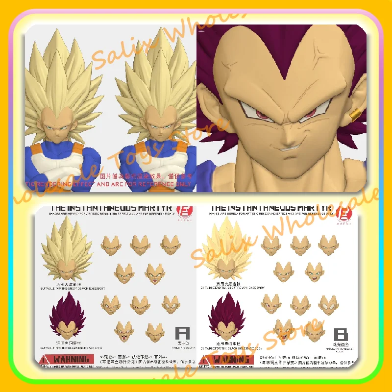 

RECUSTOM Studio Dragon Ball Super Sanya 3, Vegeta Ultra Ego Vegeta, аксессуары для головы, аниме, экшн-фигурка, модель, игрушки, подарки