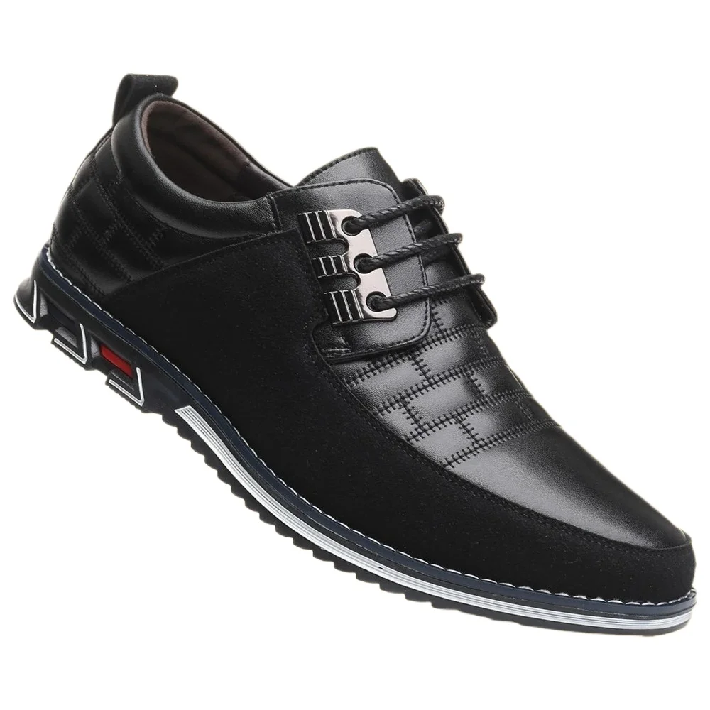 Men's Dress 2025 Autumn Business Casual Shoes for Men Trend Classic Leather Outdoor Sneakers Sewing Breathable