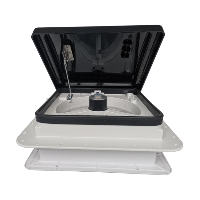 

12V RV Roof Vent Fan Motor Motorhome Exhaust Ventilation Low Profile with Cover for Camper Van Trailer