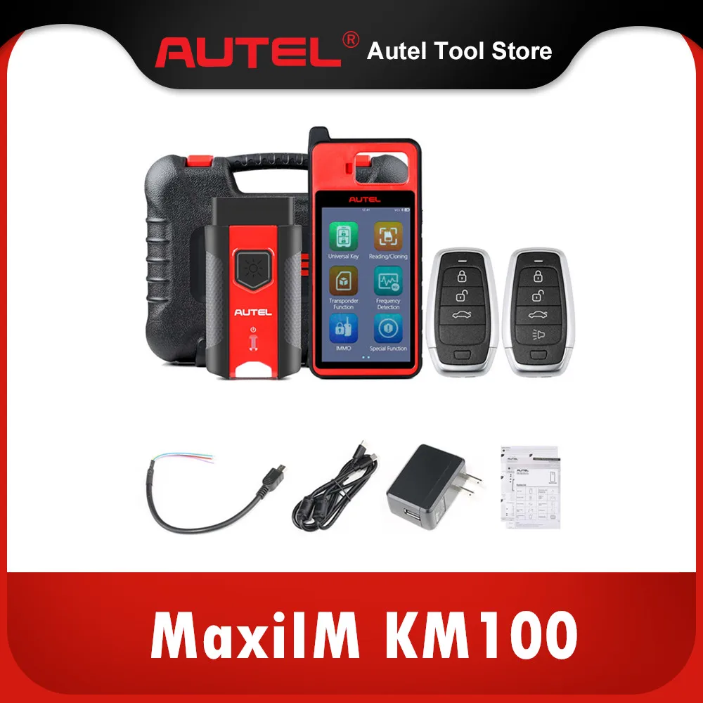 

Autel MaxiIM KM100 Auto Key IMMO Universal Key Generator Kit in Open OBD Mode Function Free Update Online