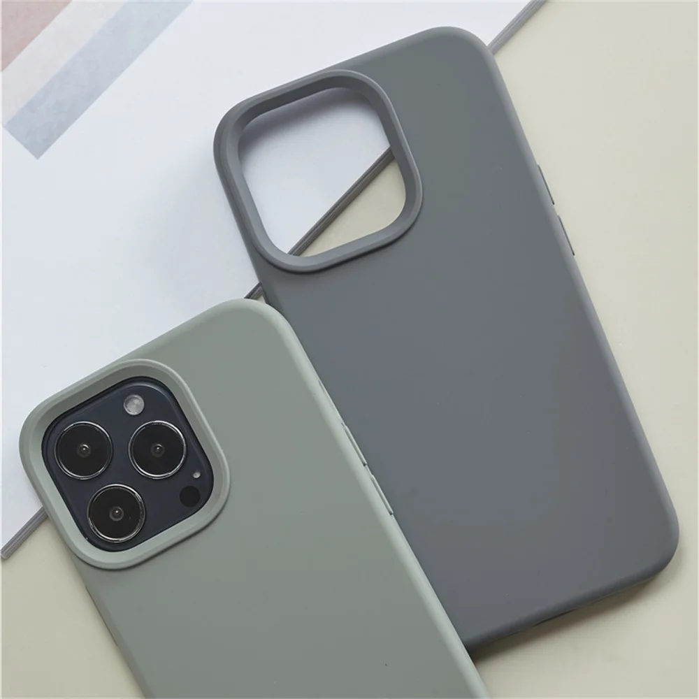 الفاخرة لابل الأصلي سيليكون جراب هاتف آيفون 16 15 13 12 11 14 برو ماكس ميني X XS XR 8 زائد غطاء مقاوم للصدمات الملحقات