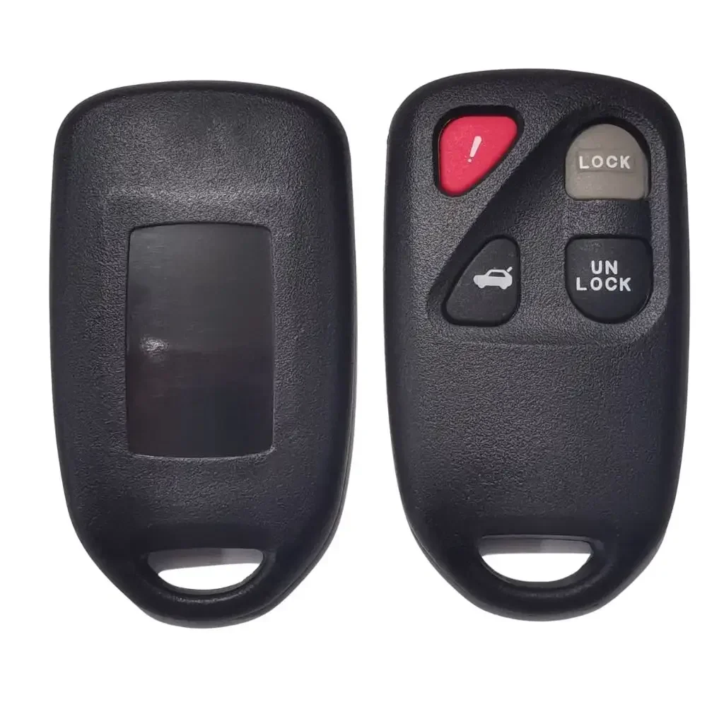 リモートカーキーシェルケース、フォブカバー、自動交換、4ボタン、フォードe350