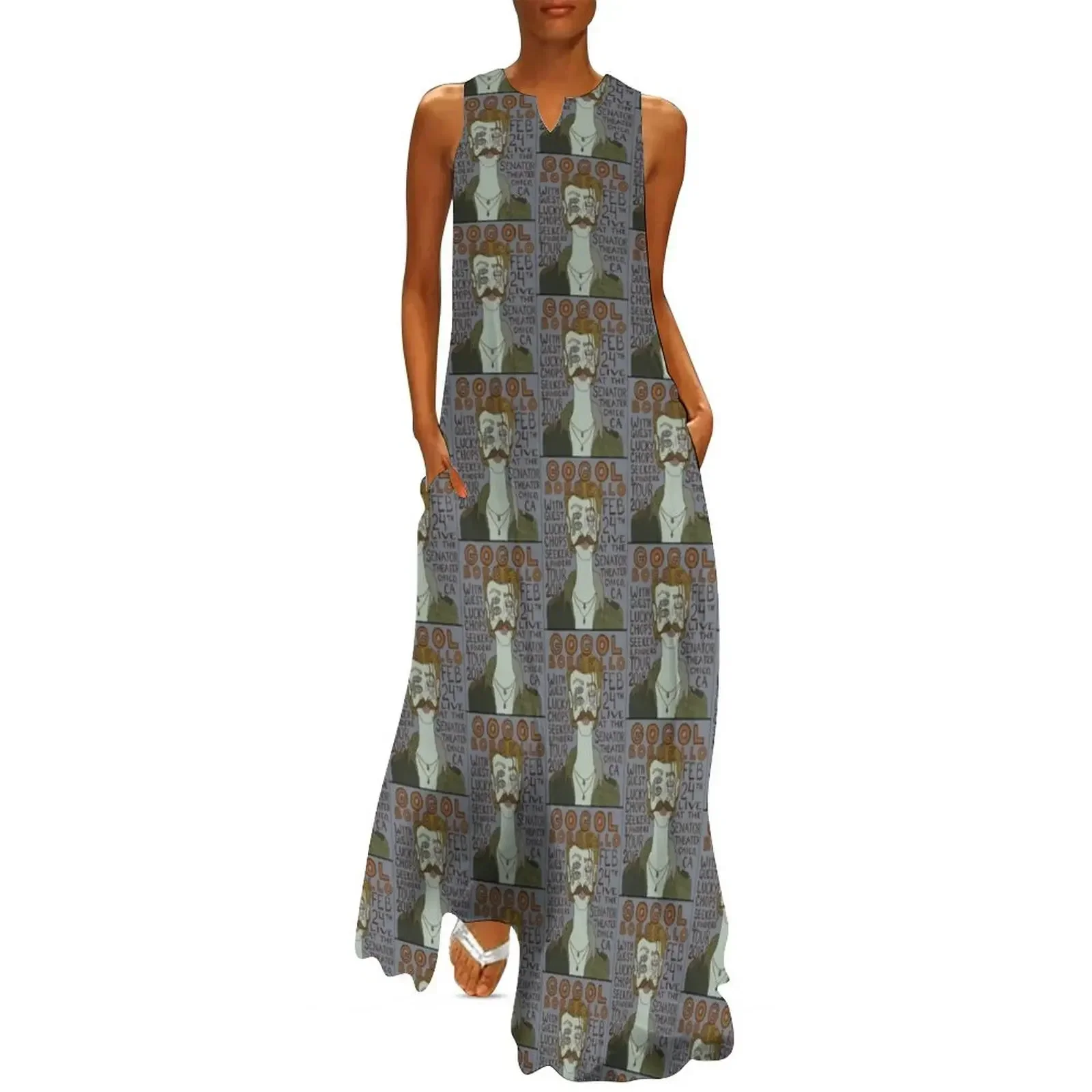 

Gogol Bordello Concert Long Dress long sleeve dresses luxury dress Summer skirt ladies dresses for special occasions Dress