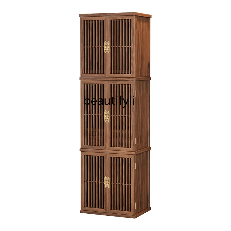 Chinese Altar Cabinet 3-Layer Home Clothes Closet Modern Buddha Cabinet Worship Table with Door cabinet  furniture