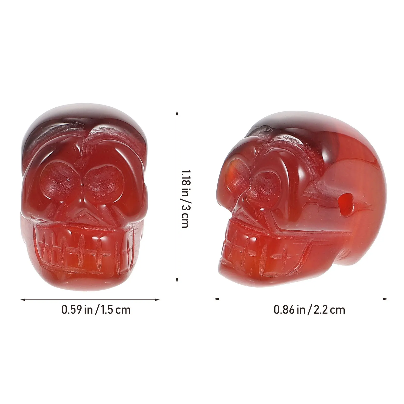Agate Skull Charm Bracelet Bangle Bracelet Charm Jewelry Making Pendants for Crafting DIY Charms for Bracelets