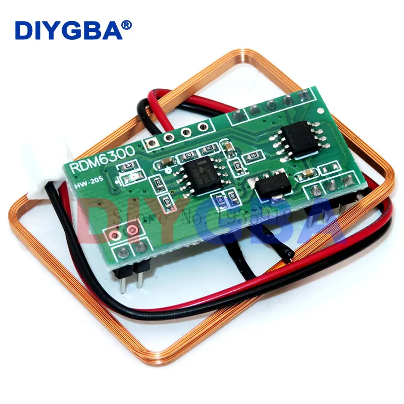 UART 125Khz EM4100 RFID Card Key ID Reader Module RDM6300 (RDM630) For Arduino