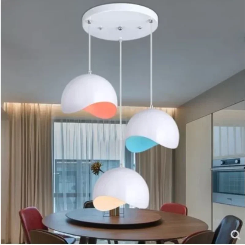 

Modern Minimalist Ceiling Lights Home Pandant Lamp Three Led Creative Personality Nordic Hanging Lamp for Bedroom Chandelier
