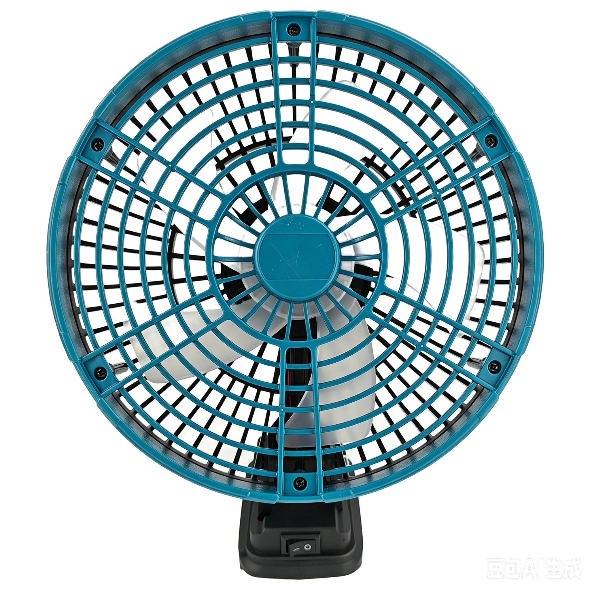 8inch Lithium Electric Fan Outdoor Camping Table Desk Electric Table Desk Fan Power Tool for Makita/Milwaukee/Dewalt Battery
