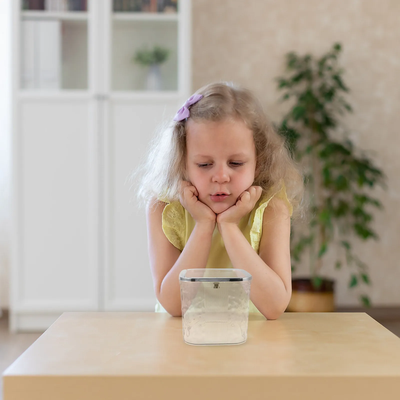 

Органайзер для детских аксессуаров для волос: коробка с прозрачным окном и механизмом открывания нажатием, для хранения резинок, заколок и повязок для девочек, для путешествий