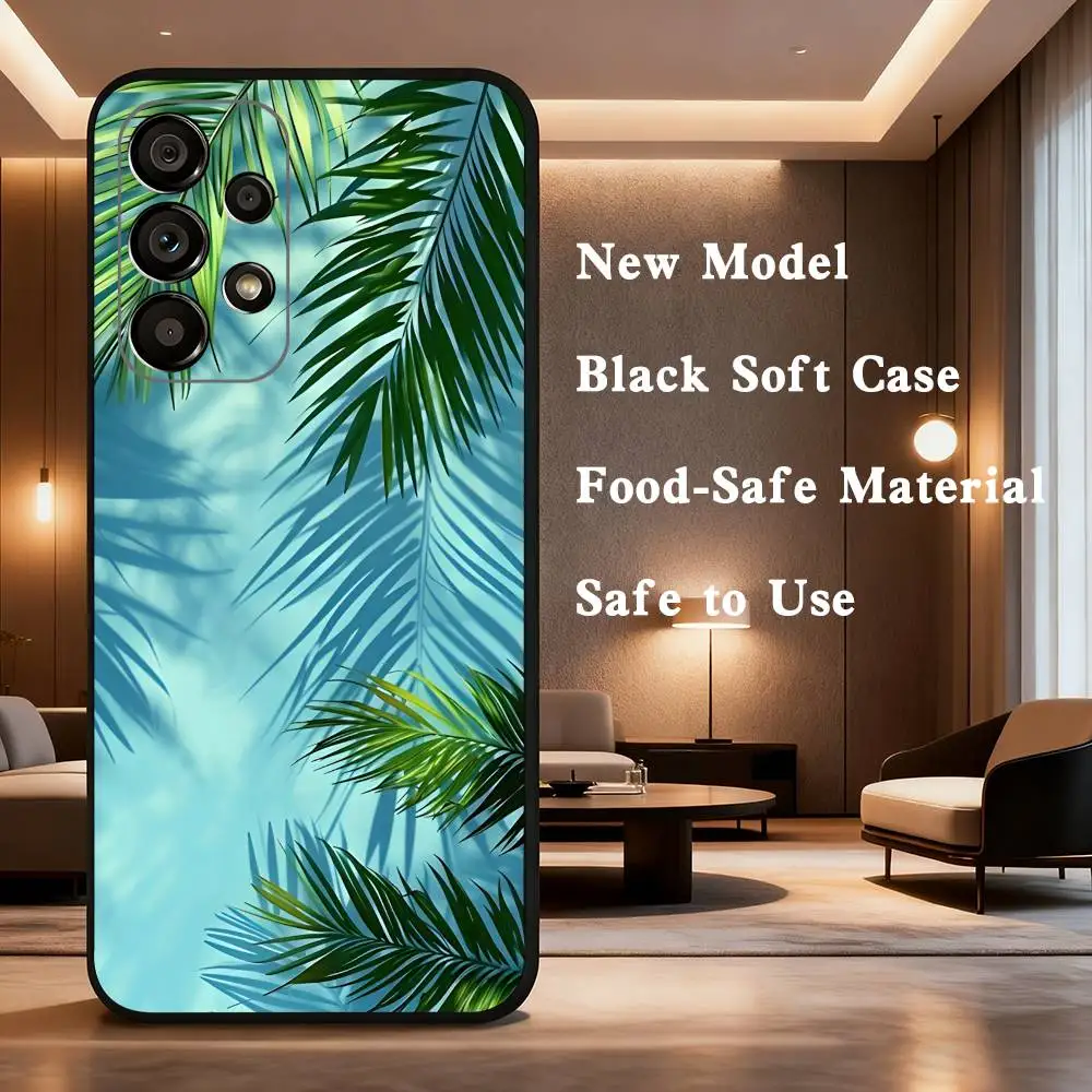 حافظة لهاتف سامسونج جالاكسي A73,31,32,72,41,53,52,71,22,5G,Note,J7,8,9 غطاء أسود ناعم #2