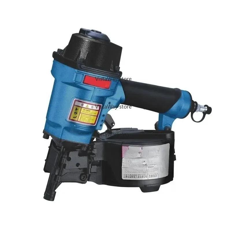 مسدس مسامير متدحرج، منصة نقالة، إطار خشبي، صندوق تصدير، مسدس أظافر مستدير، مسدس أظافر هوائي قوي للنجارة