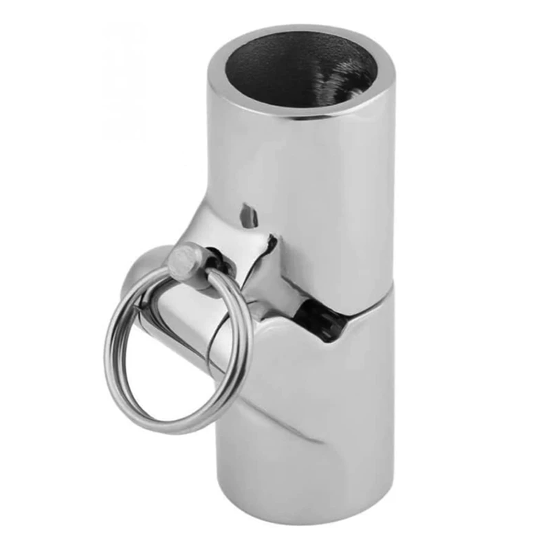 A03F Boat Pole Railing Mast Swivel Coupling Connector 25mm for Bimini Top Canopy Flag Pole Marine Hardware Pull Pin