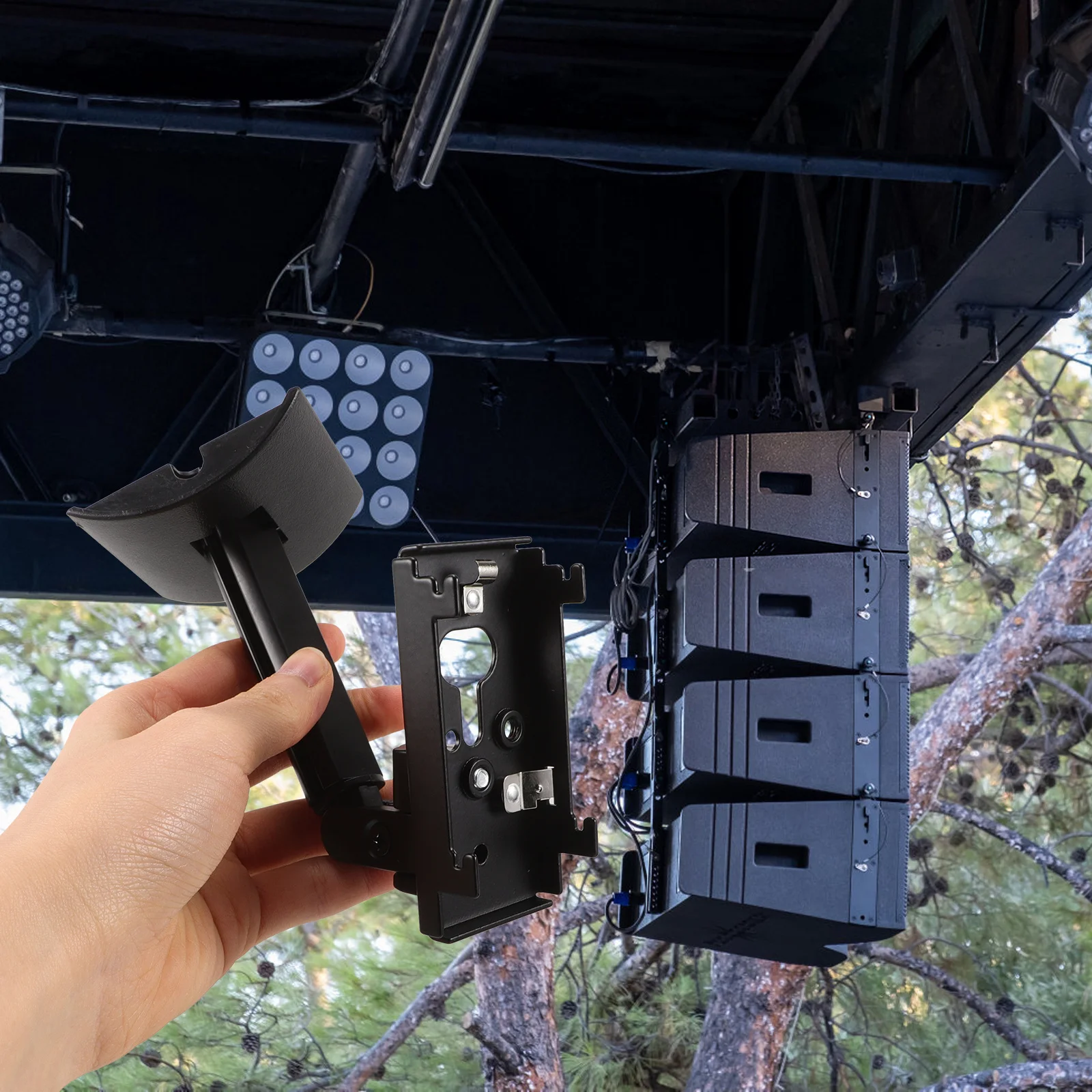 

Adjustable Speaker Wall Mount Bracket Durable Stylish Spacesaving Design Easy Installation Speaker