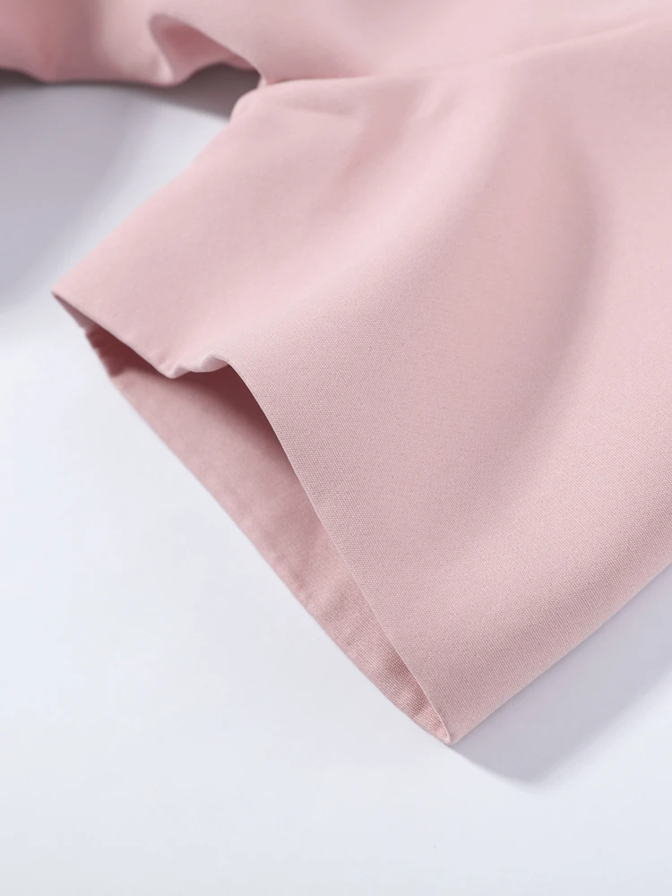 Tief Ausgeschnittenes Kurzarm-Kleid mit Taillenschnürung Langes Damenkleid Sexy Einreihiges Einfarbiges Schlankes Party-Abendkleid Schickes Damenkleid Vestido – Detail 10