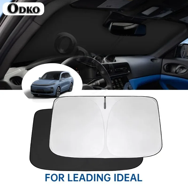 Windshield Sunshade Car Visor Front Window Sun Shade Cover For LiXiang Leading Ideal L6 L7 L8 L9 2022-2024 Parasol Accessories