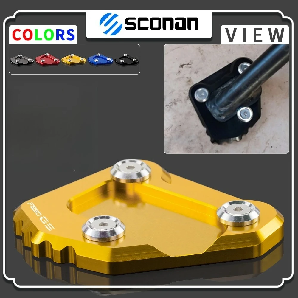 

Motorcycle Accessories Kickstand Foot Side Stand Extension Pad Support Plate For F850GS ADVENTURE F 850GS F850 GS ADV 2018-2022