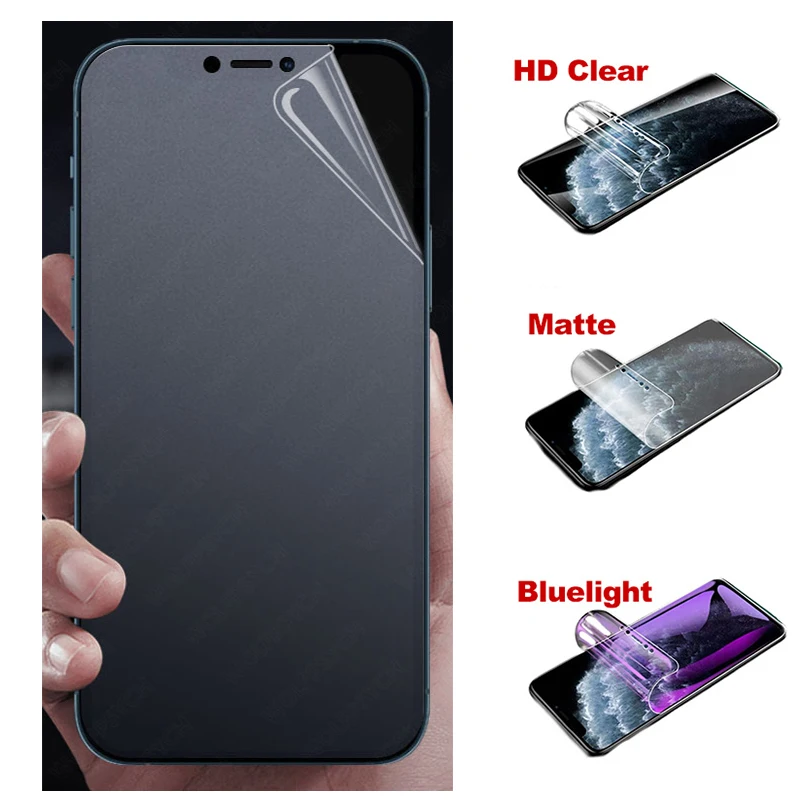 For Tecno Camon 16 17 18 Premier 19 Pro Neo 18P 18i 18T 17P 16S X Pro Screen Protector HD Clear Matte Anti Blueray Hydrogel Film