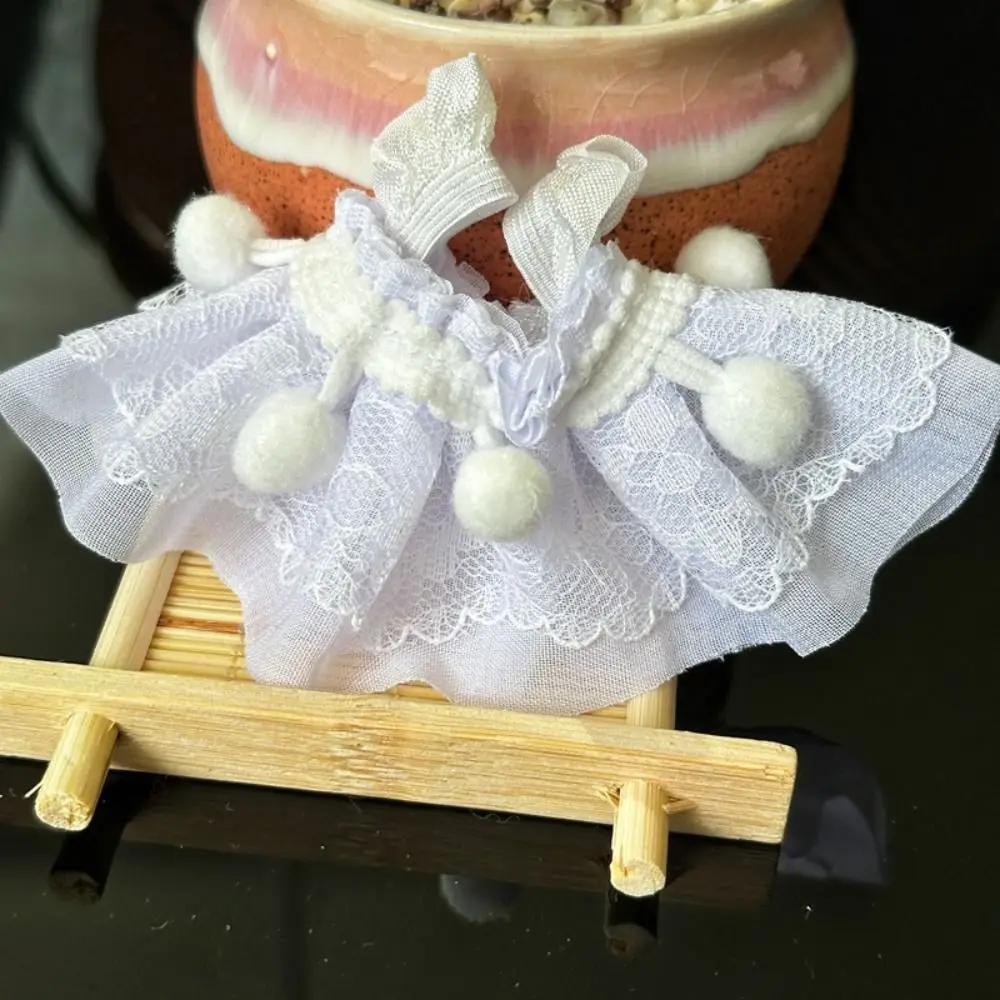 10cm Cotton Doll Lovely Princess Dress Plush Dolls Clothes Accessories Fashion Dresses Skirt Decoration Dolls Accessories