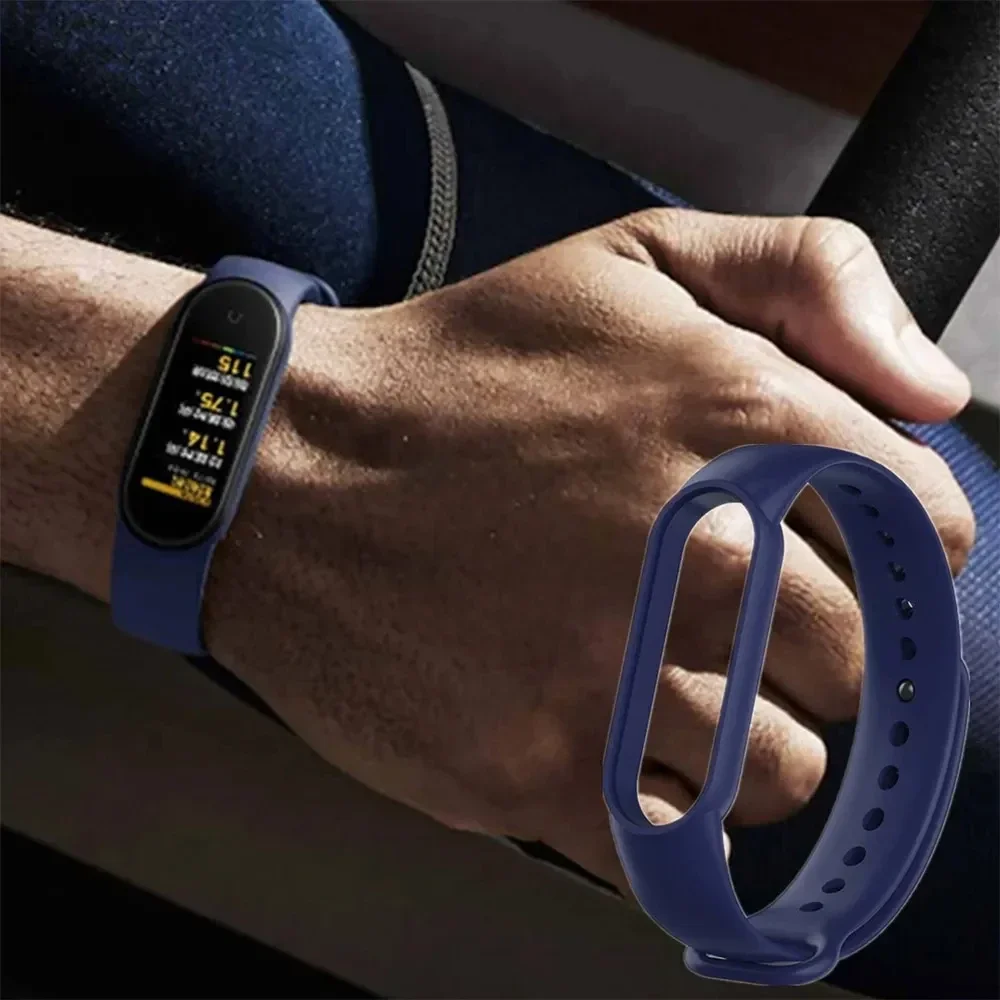 Watch Strap For Xiaomi Mi Band 7 6 5 4 3 Wristband Silicone Bracelet Wrist Straps MiBand 3/4 band5 band6 Smartwatch Accessories