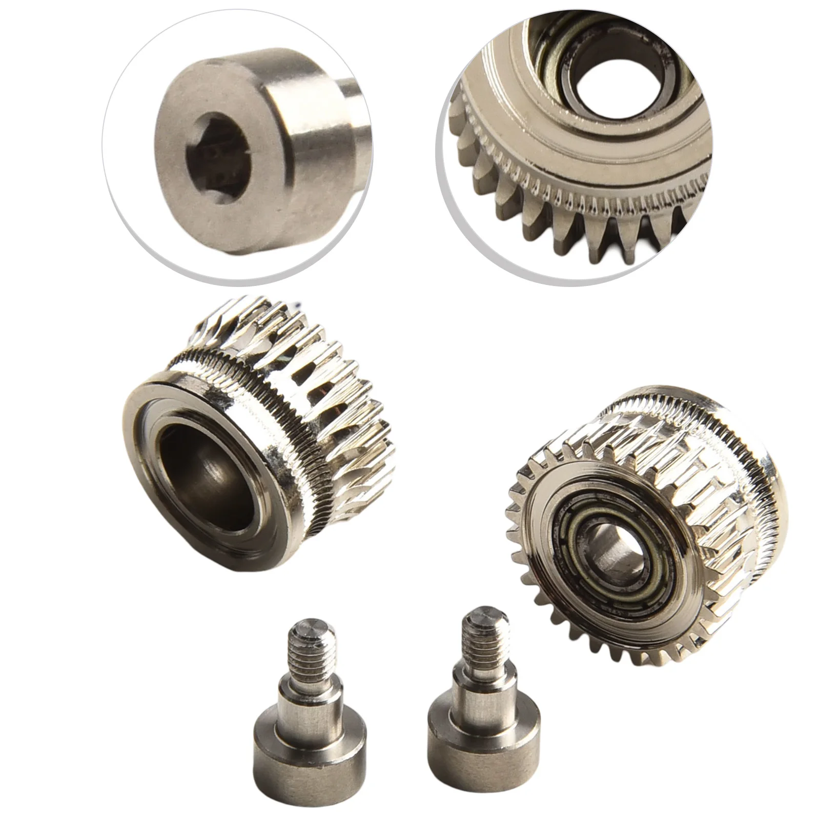 Compatible Extruder Kit Extruder Gears Kit Reliable Filament Feeding Rust Resistant Coating for bambulab 70*50*20 Mm