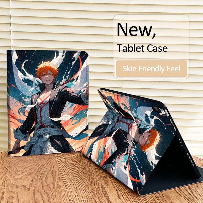 بليتش أنيمي التوضيح لباد برو الهواء Mini 1 2 3 4 5 6 7 7 8th 9th 10th 11th 10.2 9.7 10.5 10.9 11 12.9 حافظة كمبيوتر لوحي #1