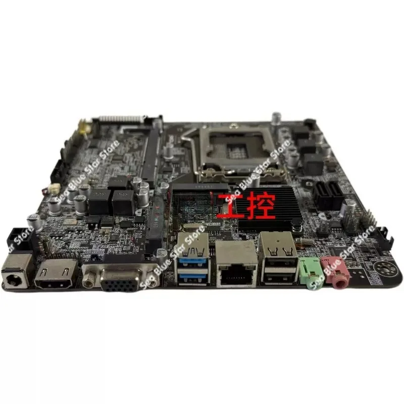 Industrial Board ITX-H81 IT ITX Integrated Machine Main Board 17 * 17D3 Memory LVDS1150 Pins, Second-hand Disassembly Main Board