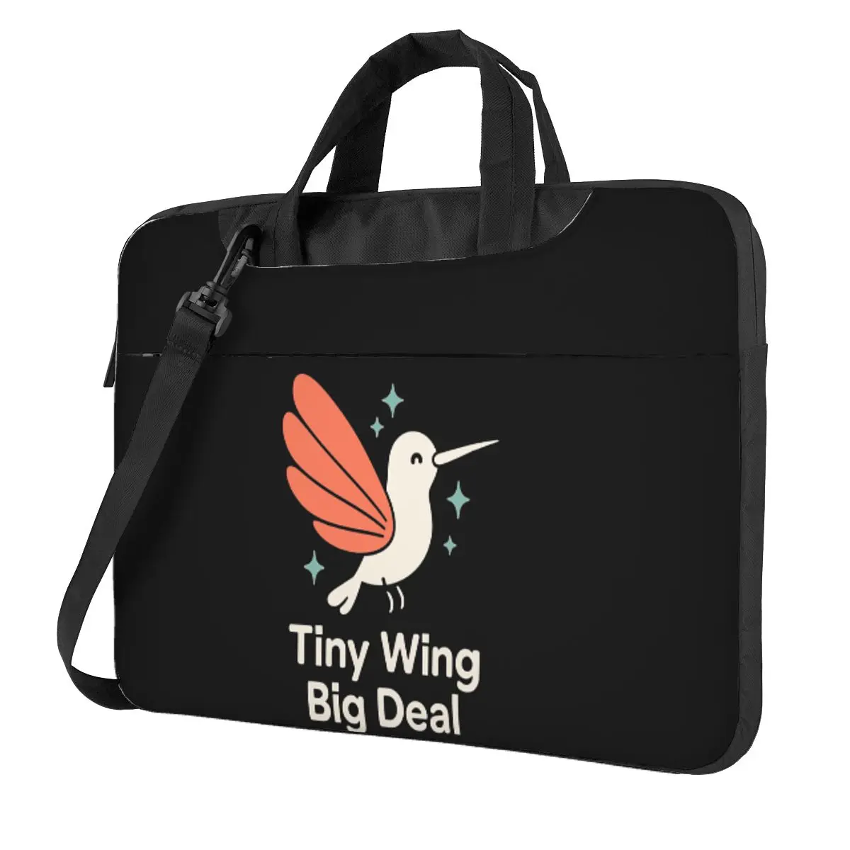 

Hummingbird Meme Tiny Bird Big Energy Nectar 3 Crossbody Laptop Bag Case Computer Bag Resistant Protective Notebook Pouch