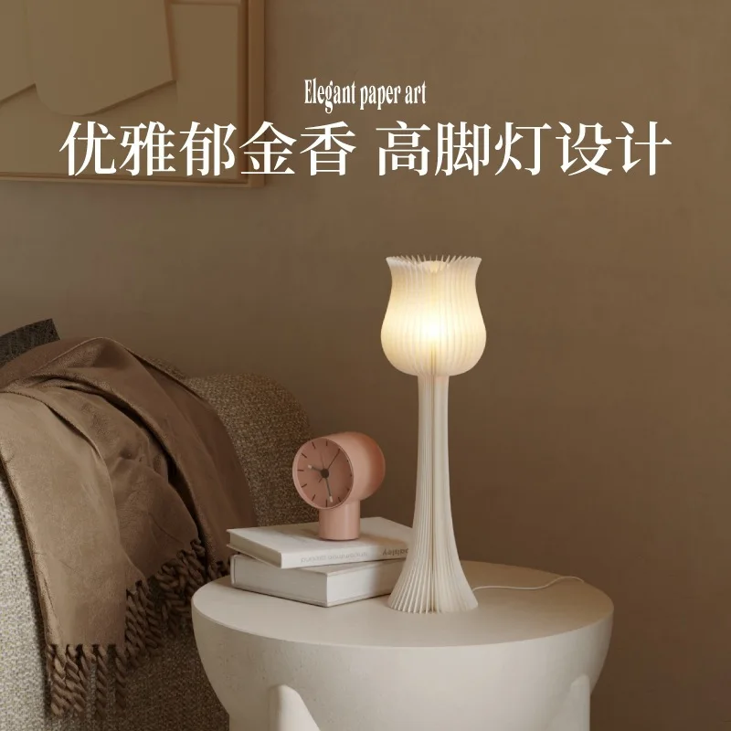 مصباح توليب، مصباح مكتبي، مصباح جو غرفة النوم، ليلة بجانب السرير، زخرفة الصور،