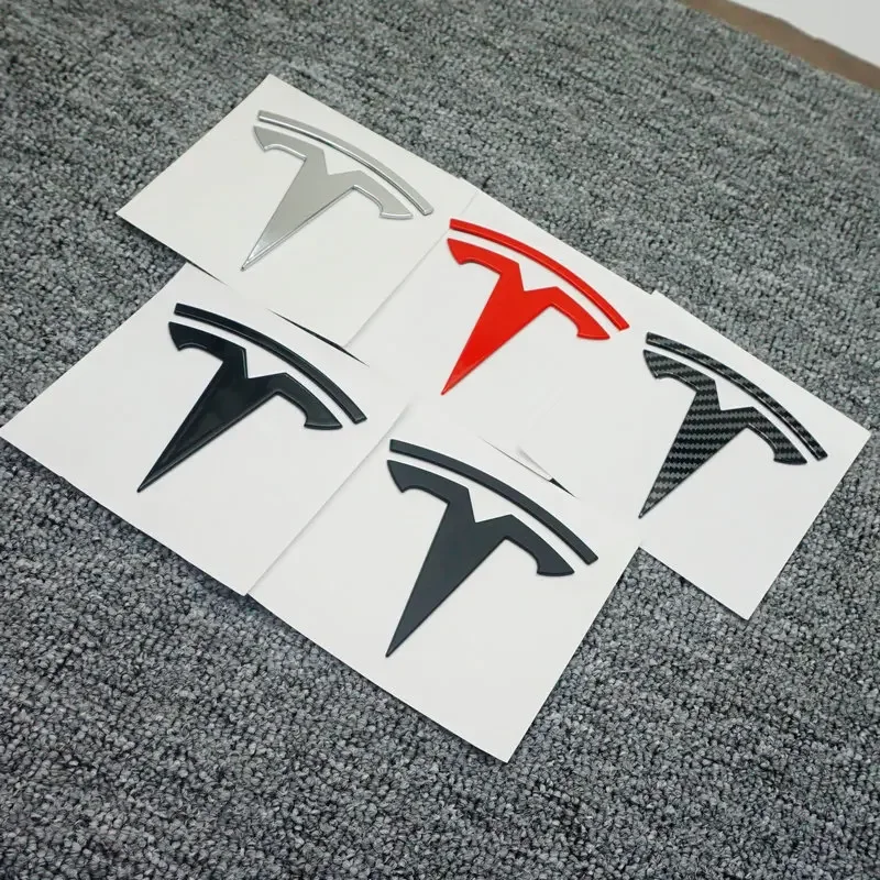 Suitable for Tesla Model 3 Model Y car logo pasting, tail badge, front badge, large logo modification, blackening 