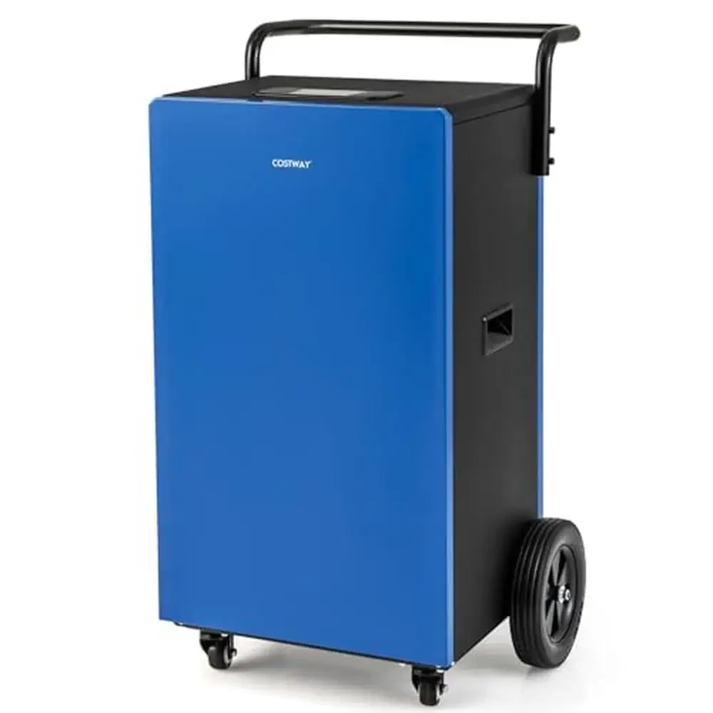 215 Pint Industrial Dehumidifier 8000 Sq.Ft Digital Display Auto Defrost 24H Timer & Mobility Features