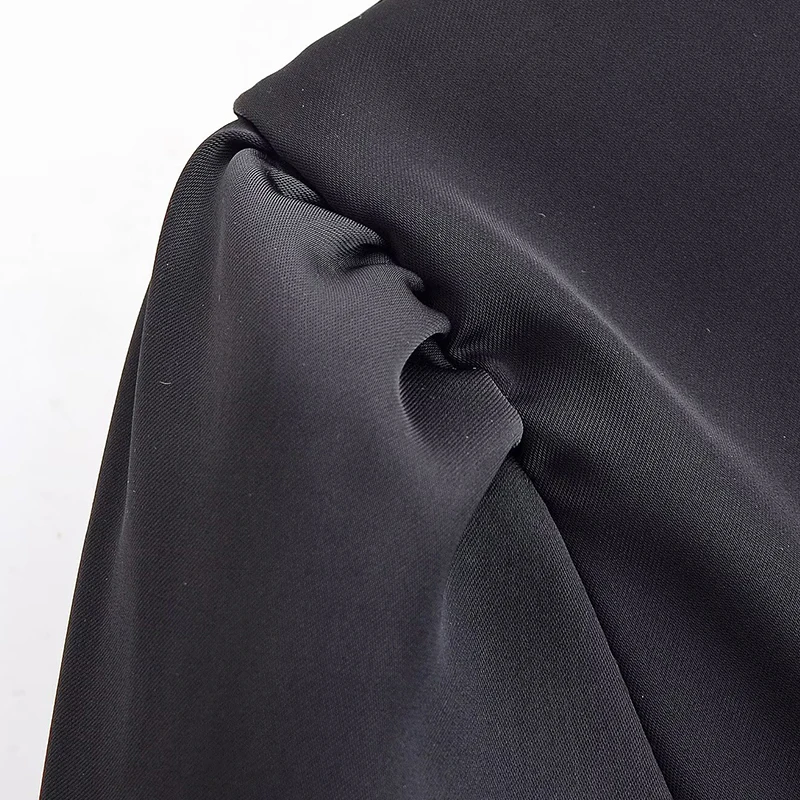 Dames top 2025, nieuwkomers lente elegantie chic diepe V satijnen top mode unieke sjaal decoratie dames shirt top