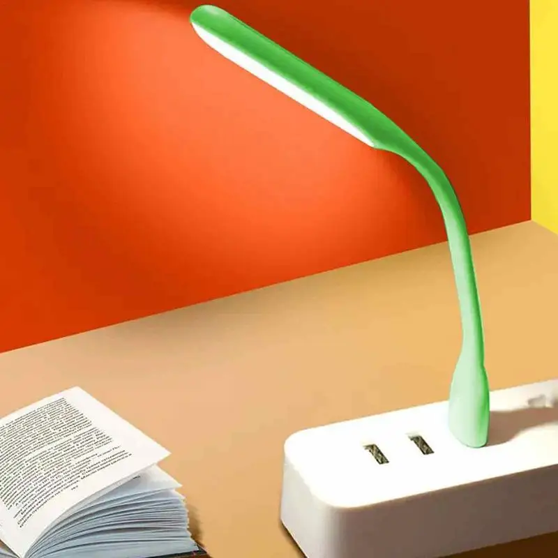 

1pcs Mini Portable USB LED Book Reading Light Lamp Travel Table Lamp PC Computer Laptop Notebook Flexible Night Light