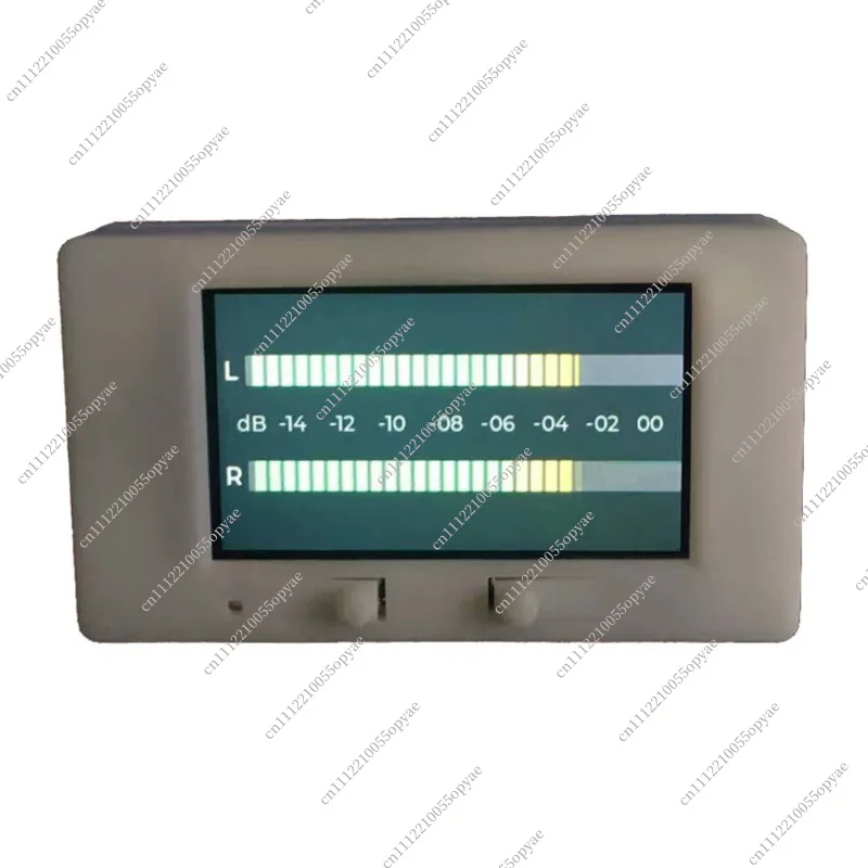 Amplifier Voice-Activated Pickup Module - Analog VU Meter & Color Audio Spectrum LCD Level Display