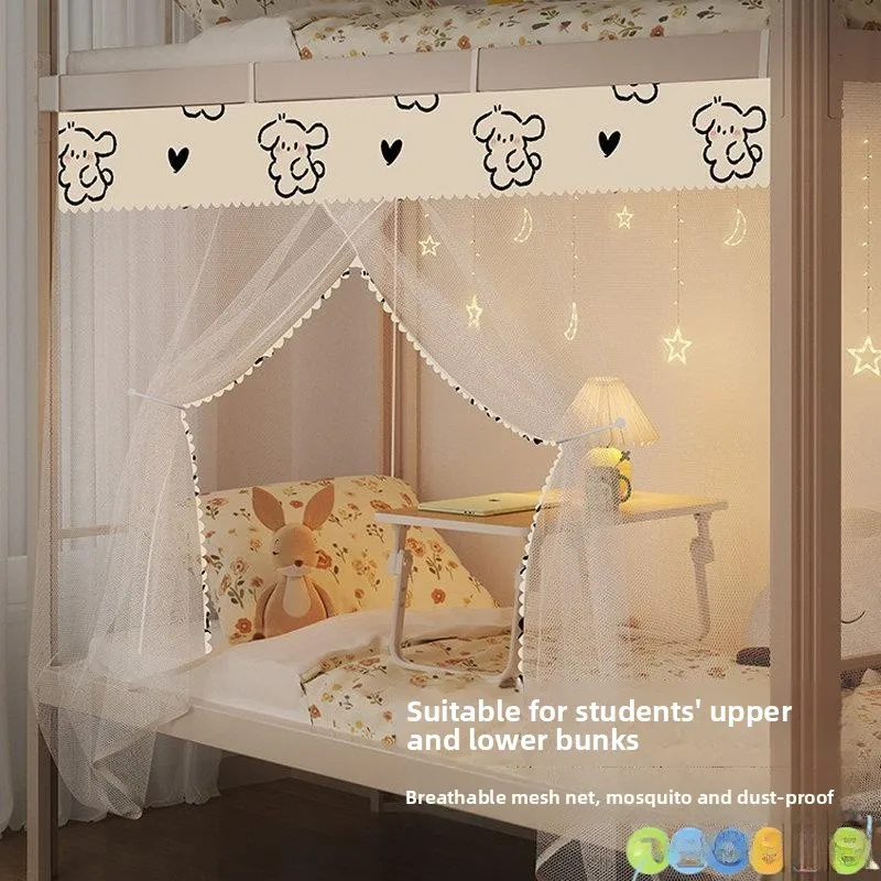 

Москитная сетка для общежития, универсальная, 90x190, для верхней и нижней койки, новая модель 2026 года, для старшей школы, университета, общежитий, специальная.