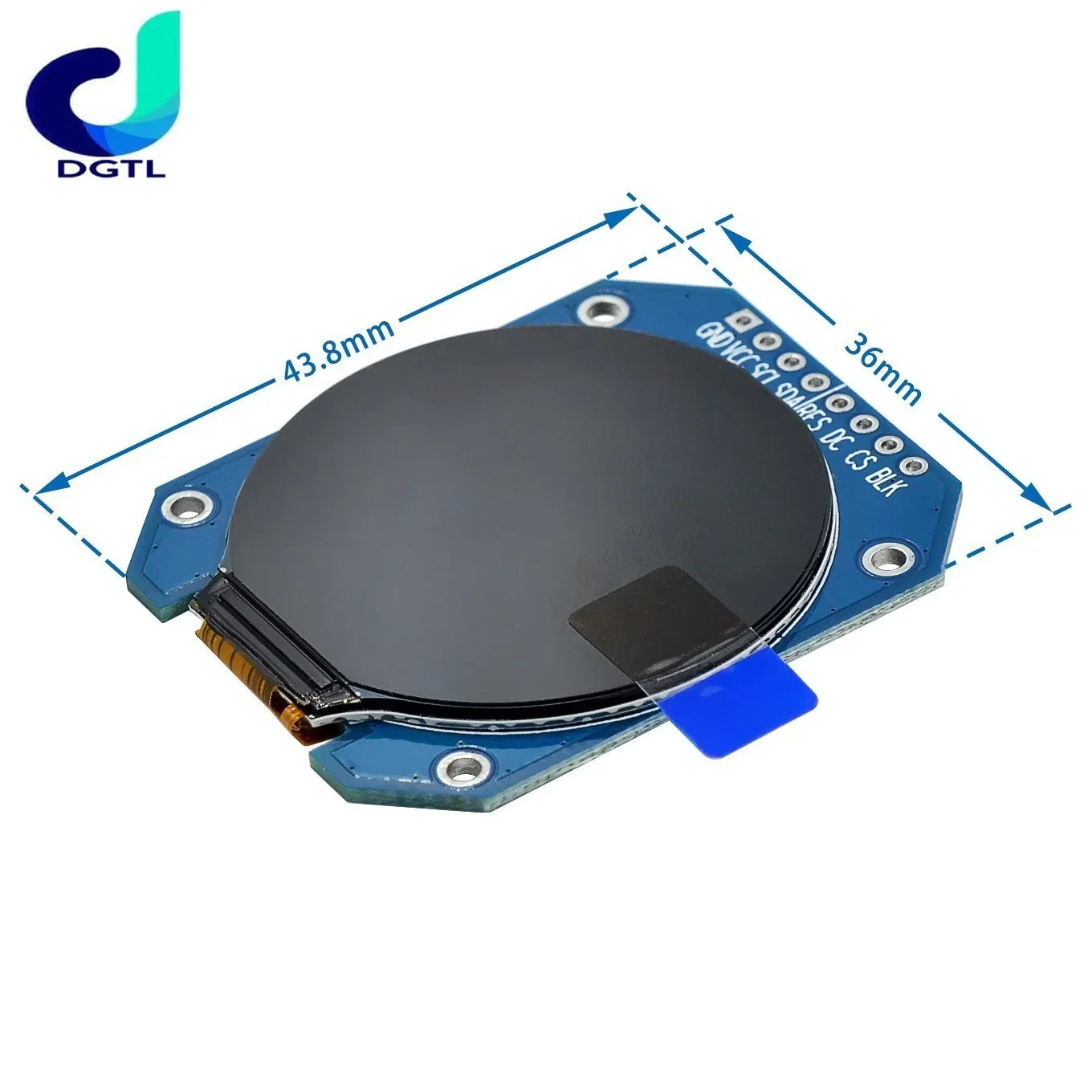 TFT Display 1.28 Inch TFT LCD Display Module Round RGB 240*240 GC9A01 Driver 4 Wire SPI Interface 240x240 PCB For Arduino