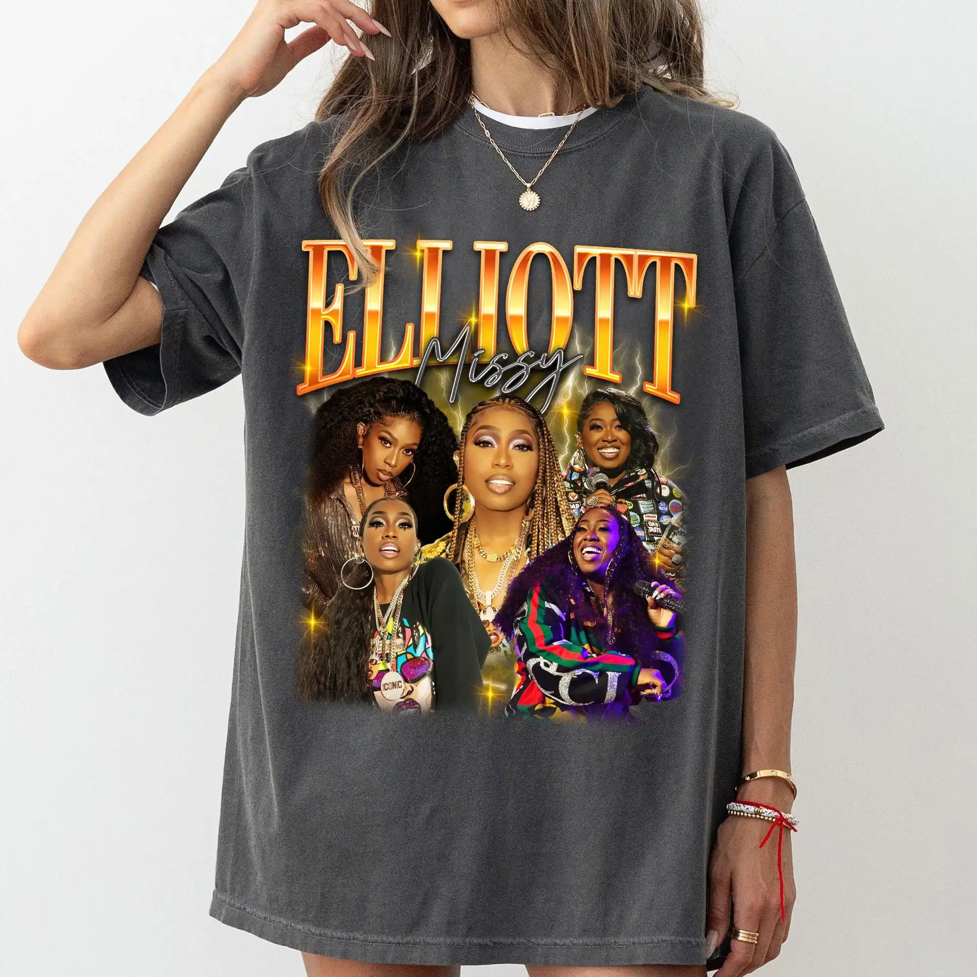 Missy Elliot Vintage T shirt Homage SweaT Fan Retro 90s Sweater Merch